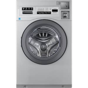 Commercial Laundry 27 in. 3.5 cu. ft. Grey Front Load Washing Machine, Coin Operated