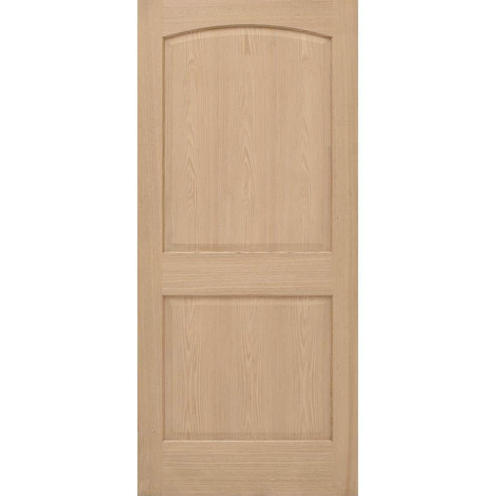 Steves & Sons 30 In. X 80 In. Universal 2-Panel Solid Unfinished Red ...