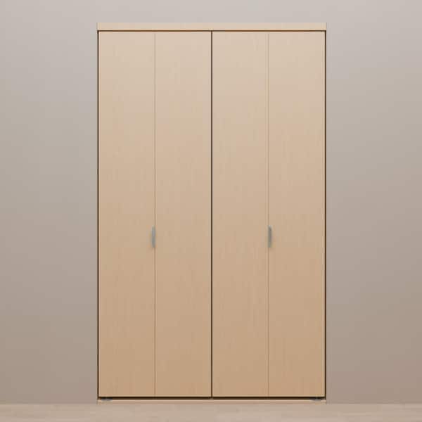 メープル Impact Plus 60 in. x 80 in. Smooth Flush Solid Core Stain Grade