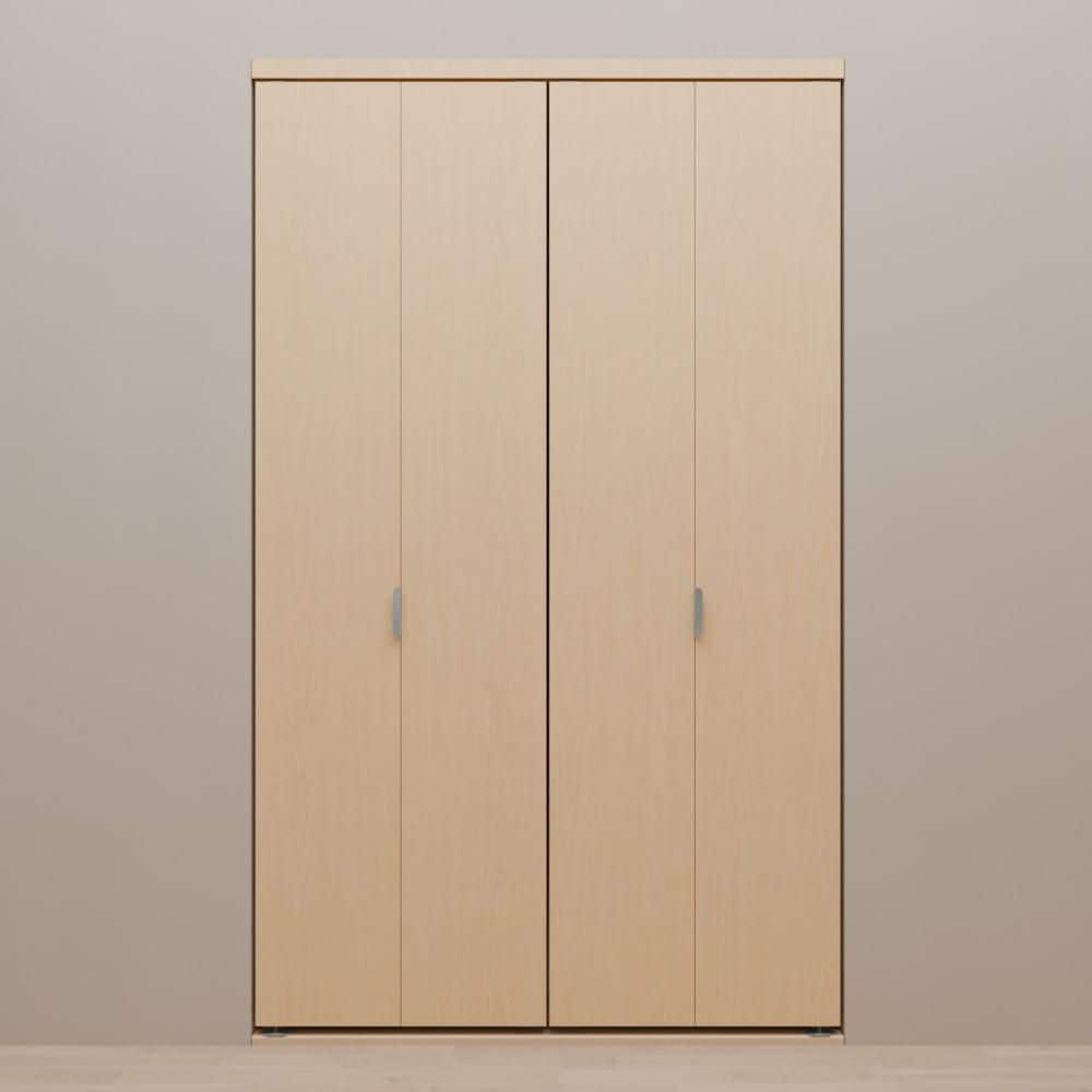 Impact Plus 66 in. x 84 in. Smooth Flush Stain Grade Maple Solid