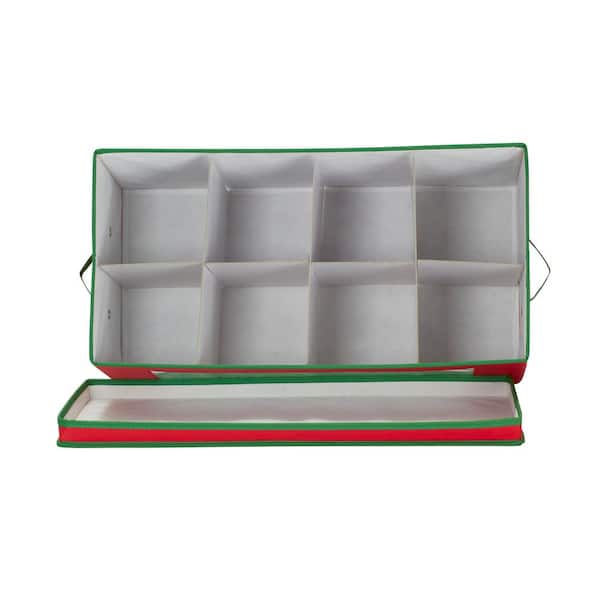 12.5 Transparent Zip Up Christmas Storage Box - Holds 64