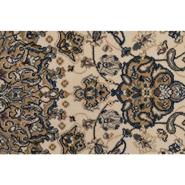 Nicholson Ivory 2 ft. x 11 ft. Indoor Runner Rug