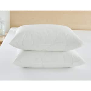 Vinyl Zippered Standard Pillow Protector, Waterproof, Bedbug Proof, Dustmite Proof, 21 x 27 – 2-Pack