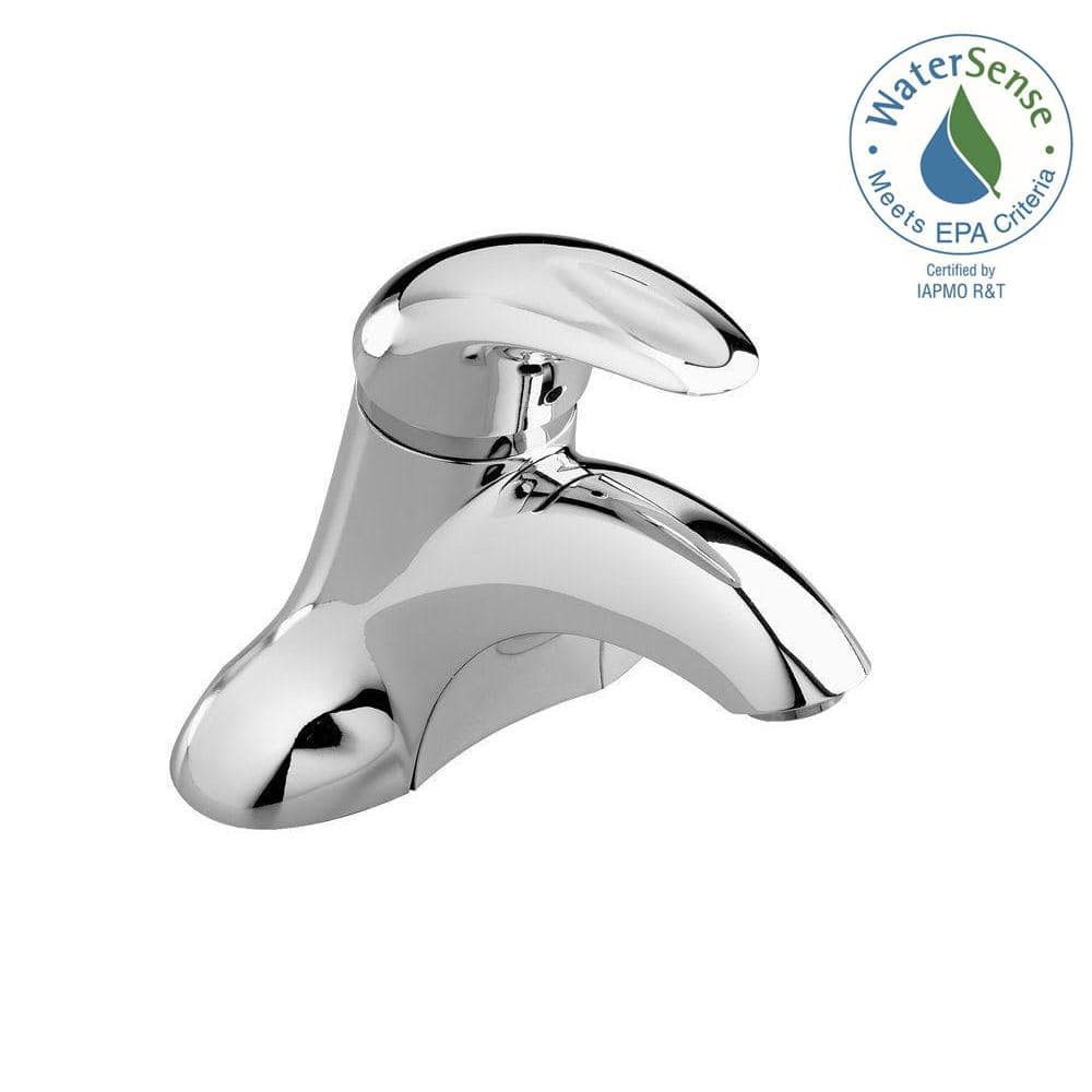 Reliant 3 Low-Arc Polished Chrome Bathroom Sink Faucet with Speed Connect Drain