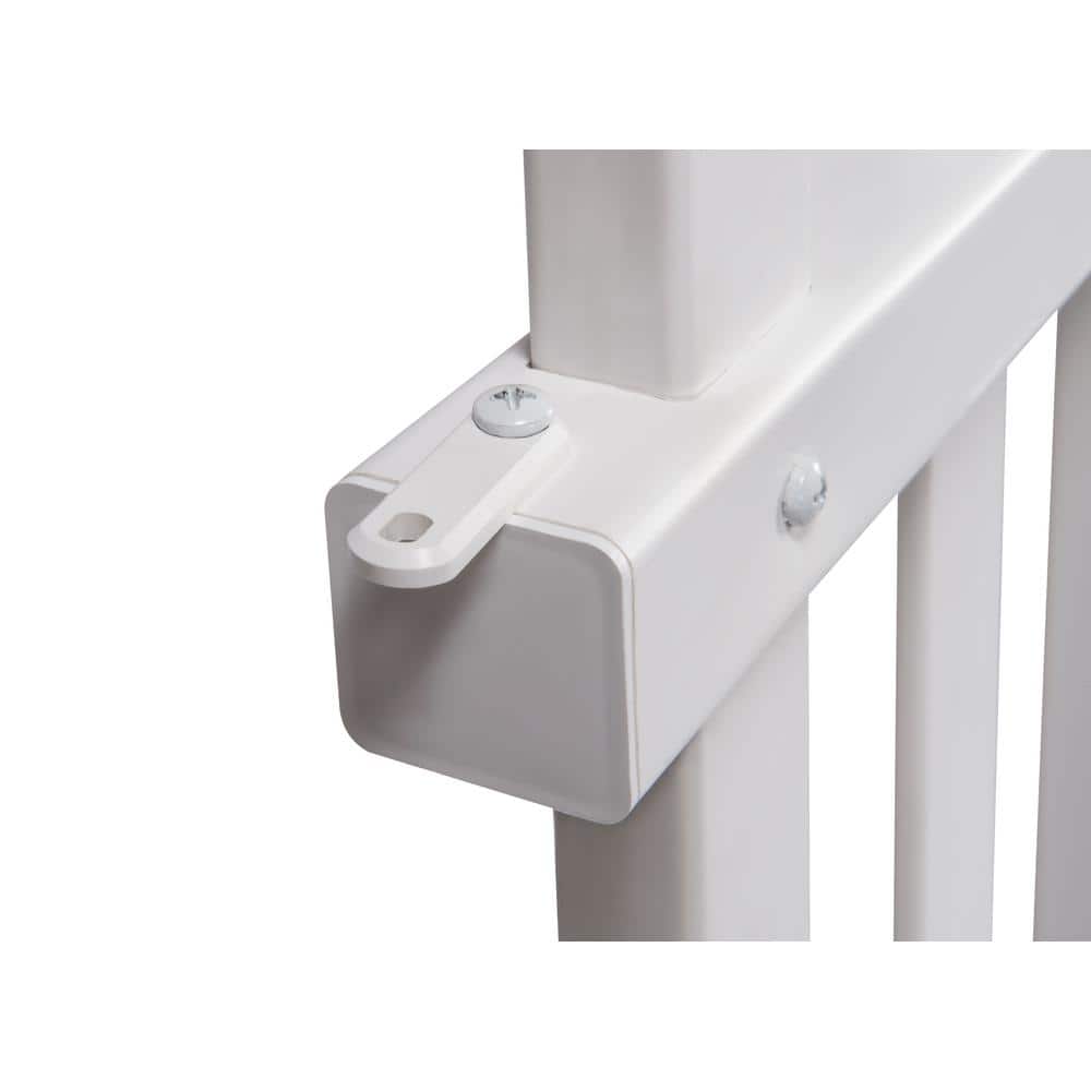 Madison White Vinyl 2.5-ft x 5-ft Garden Gate with Wings