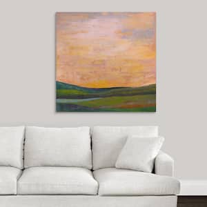 "Vivid Layered Landscape I" by Mehmet Altug Canvas Wall Art