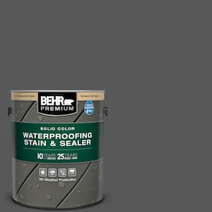 1 gal. #PPU24-22 Shadow Mountain Solid Color Waterproofing Exterior Wood Stain and Sealer