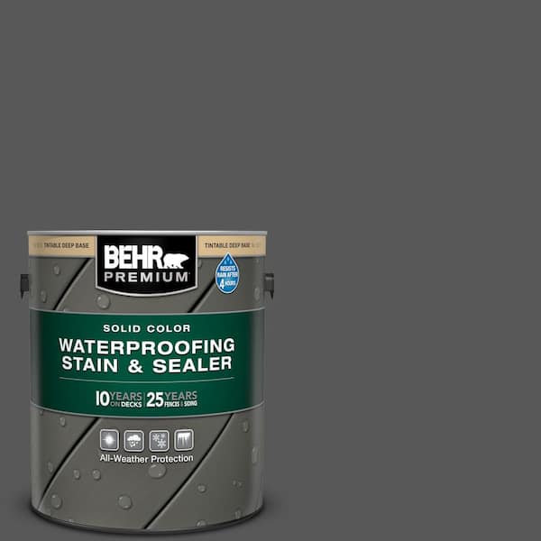 BEHR PREMIUM 1 Gal. #PPU24-22 Shadow Mountain Solid Color Waterproofing ...