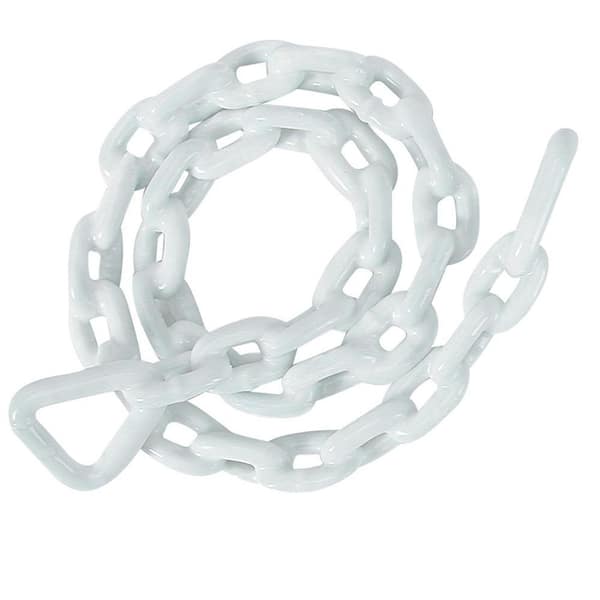 Vinyl-Coated Galvanized Steel Anchor Chain - White