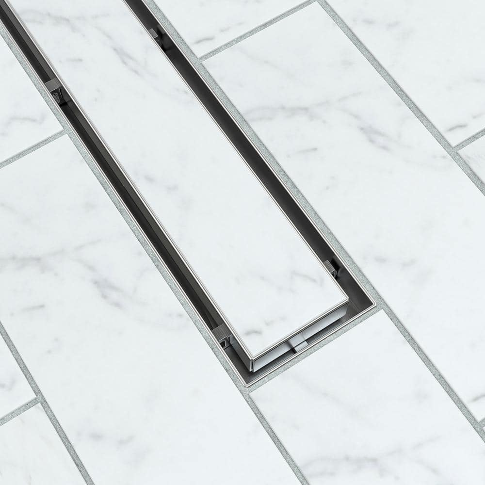 36" Stainless Steel Tile-In Linear Shower Drain