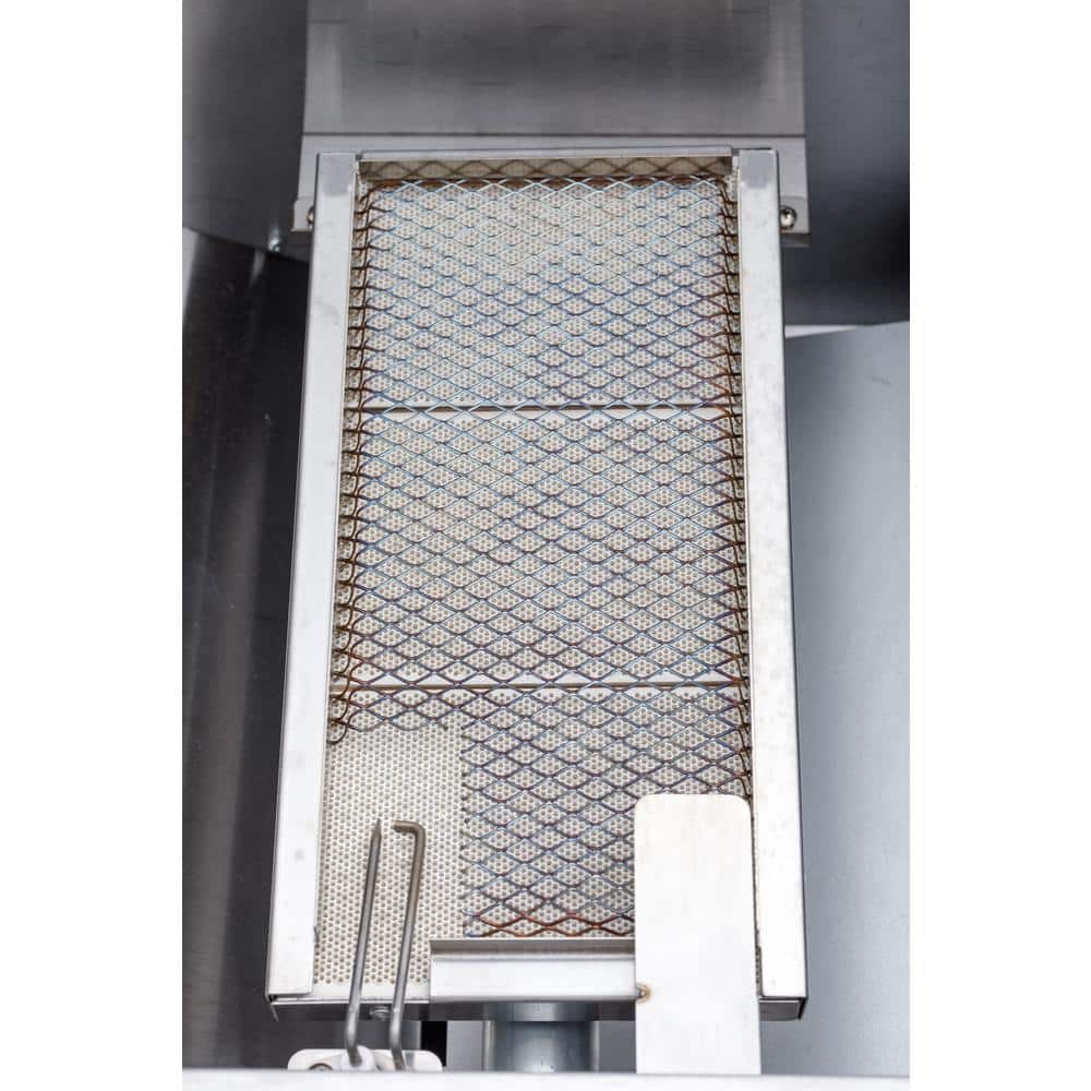26.5 in Stainless Steel Built-In Natural Gas Grill with Infrared and Rotisserie