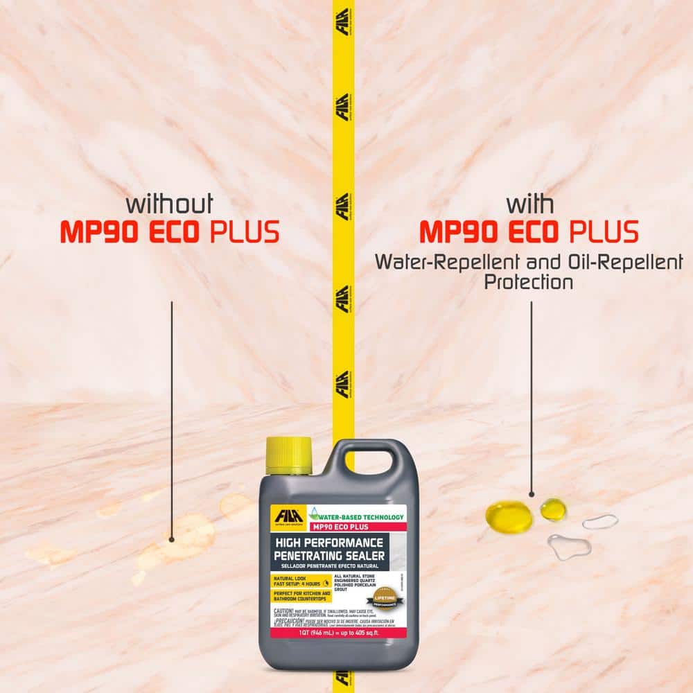 MP90 Eco Plus High Performance Water-Based Stone Sealer, 1 Pint