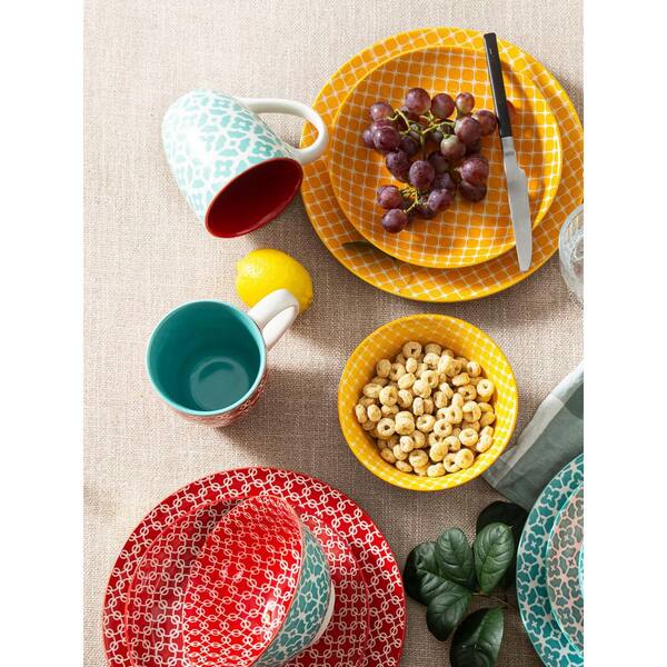 Wudkey 16 oz. Large Porcelain Multi-Color Mug, Ceramic Tea Cups