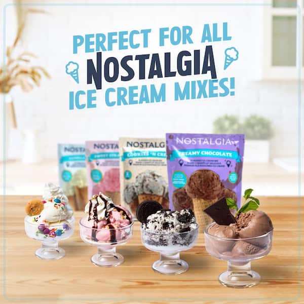Nostalgia 2-Quart Stainless Steel Digital Ice Cream Maker
