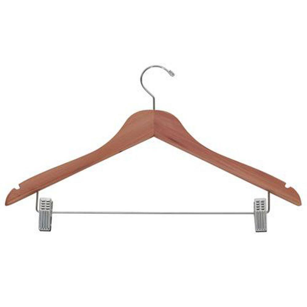 HOUSEHOLD ESSENTIALS Wood Cedar Hangers 26240 The Home Depot