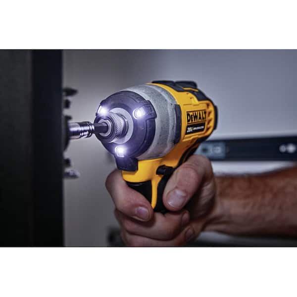 Toegeven Geboorteplaats Adviseren DEWALT ATOMIC 20V MAX Cordless Brushless Compact 1/4 in. Impact Driver  (Tool Only) DCF809B - The Home Depot