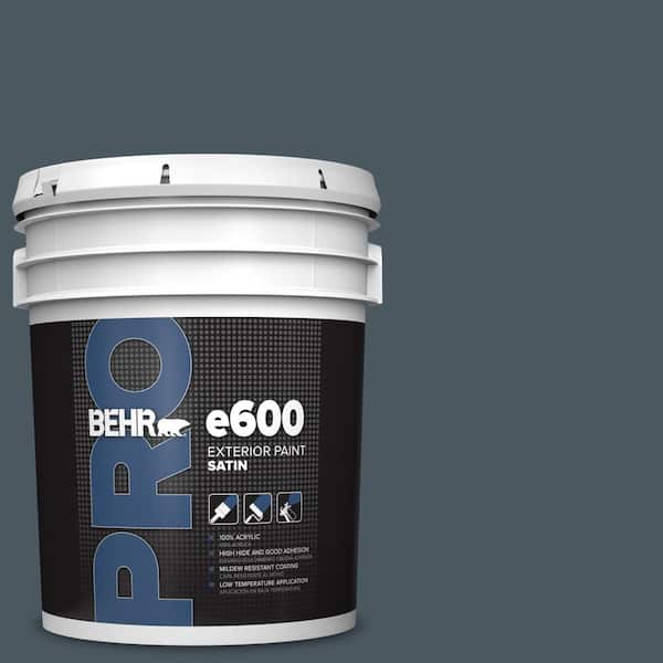BEHR PRO 5 gal. S4707 Undersea Satin Exterior Paint PR64305 The Home Depot