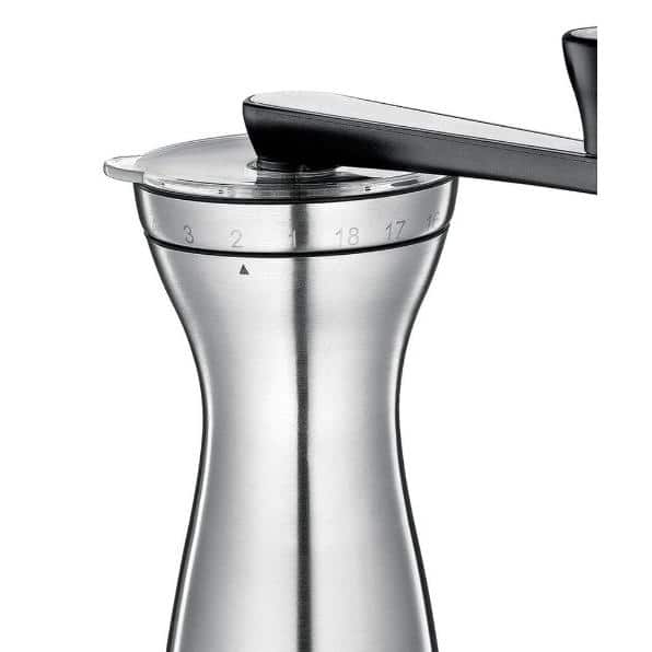 Stainless Steel Manual Coffee Grinder with Adjustable Settings