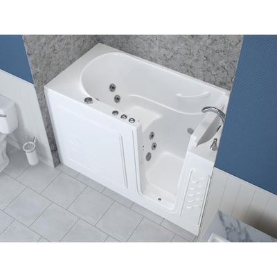 Walk In Tubs Bathtubs The Home Depot, What Is The Best Brand Of Walk In Bathtub