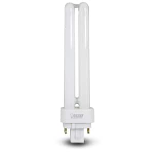 18-Watt Equivalent PL CFLNI Quad Tube 4-Pin G24Q-2 Base Compact Fluorescent CFL Light Bulb, Soft White 2700K (1-Pack)