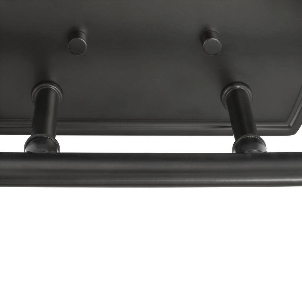 Adley Matte Black 4-Light Vanity Fixture with Opal Glass Shades