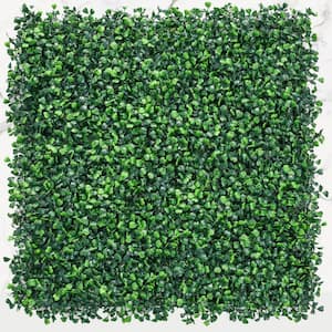 DECWIN 20 in. H x 1.78 in. W 36-Piece Artificial Boxwood Wall Panels UV-proof Grass Backdrop Wall Greenery Panels Green Wall