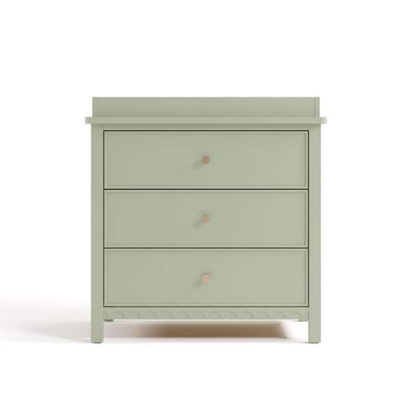 shoes to match dark green dress Richmond Ridged Wide 6 Drawer Dresser, Matte Sage Green
