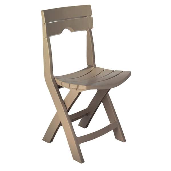 Adams Manufacturing Quik-Fold Portobello Resin Plastic Outdoor Lawn Chair