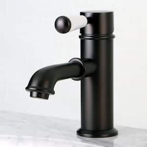 Paris Single Hole 1-Handle Mid-Arc Bathroom Faucet in Oil Rubbed Bronze