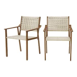 Rocky Mount Armed Metal Outdoor Dining Chair (2-Pack)