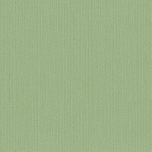 Plain Texture Green Matte Finish EcoDeco Material Non-Pasted Wallpaper Roll