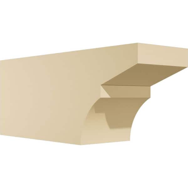 Ekena Millwork Standard Monterey 6 in. W x 8 in. H x 20 in. D Signature Urethane Rafter Tail Outlooker
