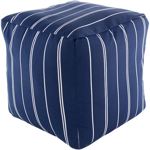 Artistic Weavers Ocampo Dark Blue Accent Pouf