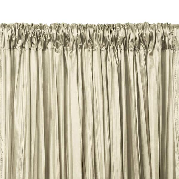 Athena Faux Crushed Silk Window Curtain and Scarf Set – Elrene