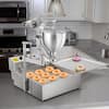 VEVOR Commercial Automatic Donut Making Machine 2 Rows Auto Doughnut Maker  7 Liter Hopper Doughnut Fryer with 3 Sizes Molds QZDTTQJSP00000001V1 - The  Home Depot