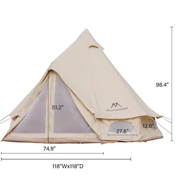 9.8 ft. x 9.8 ft. x 8 ft. Oxford outdoor tent waterproof