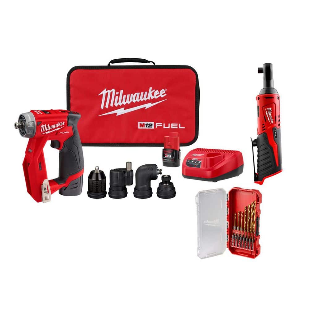 Reviews for Milwaukee M12 FUEL 12V 4-in-1 Installation 3/8 in. Drill ...