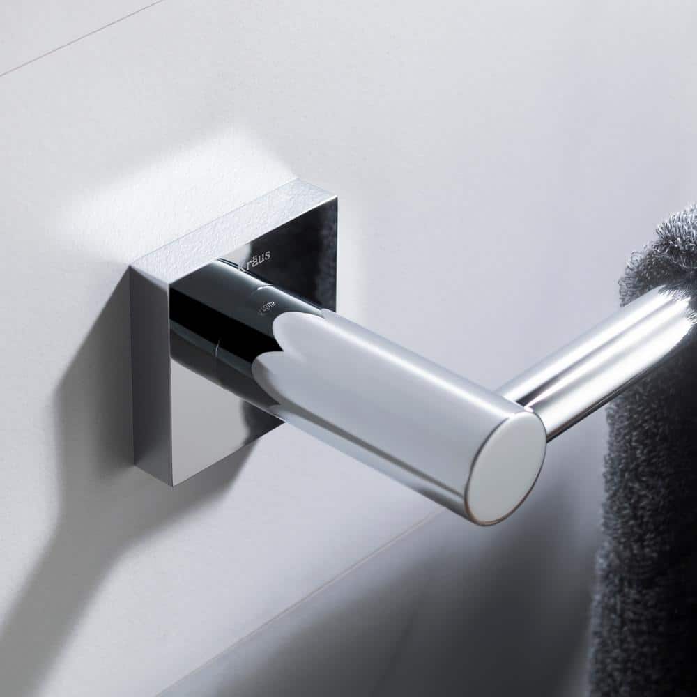 Ventus Chrome 10.5" Wall Mounted Towel Bar