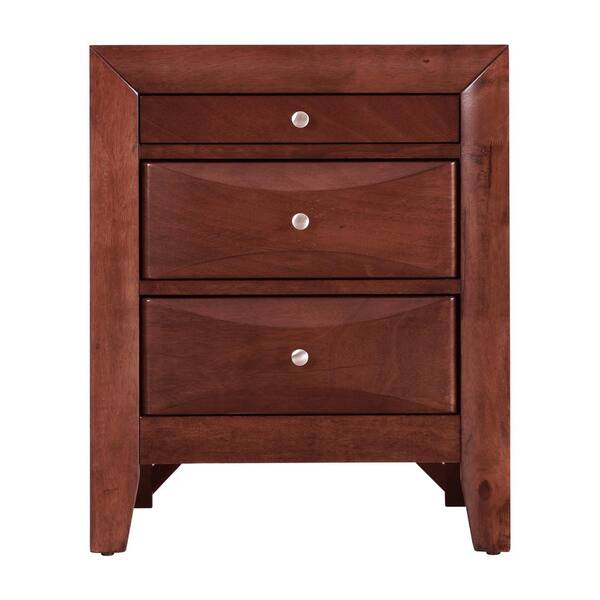 Brinley cherry nightstand discount