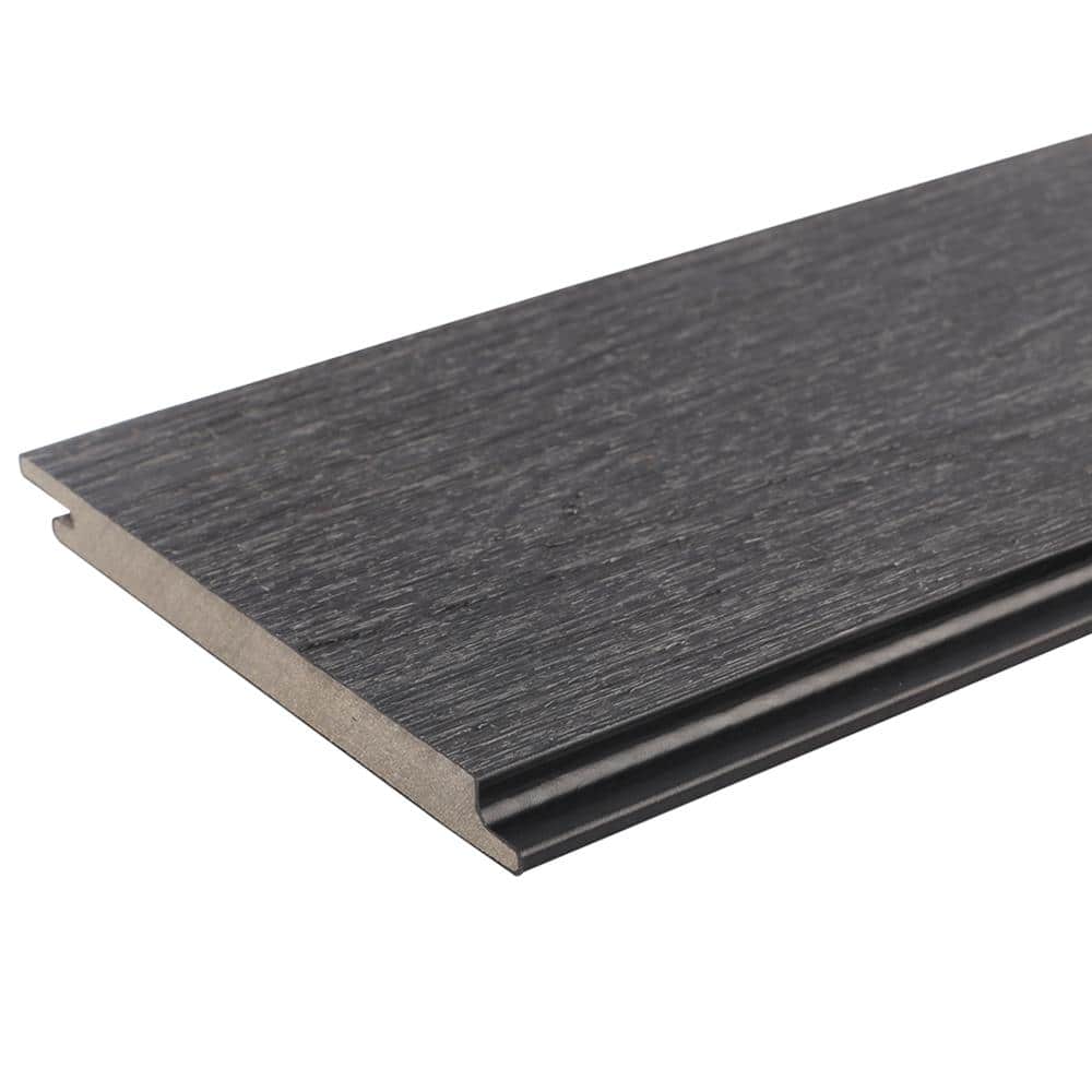 All Weather System 0.5 in. x 5.5 in. x 1 ft. Hawaiian Charcoal Composite Si