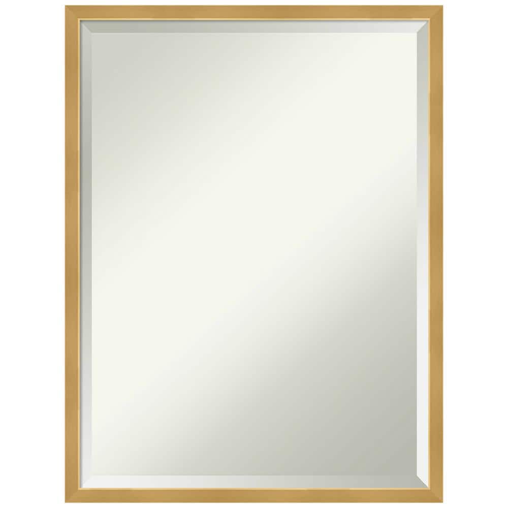 Amanti Art Medium Rectangle Gold Beveled Glass Classic Mirror (25 in. H x 19 in. W) -  DSW4818474