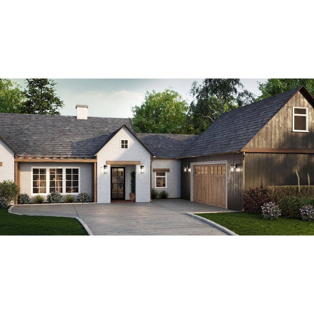 Ellery Large Black Cylinder Outdoor Wall Lantern