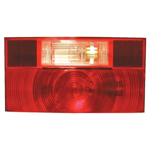 Peterson Manufacturing Stop, Turn, & Tail Light And License Light With Reflex - Replacement Lens For