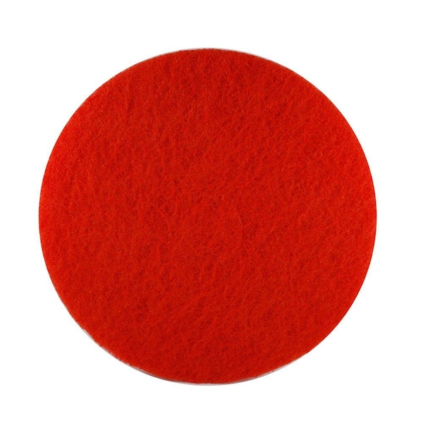 DIABLO 17 in. Non-Woven Red Buffer Pad (5-Pack)