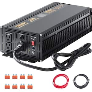 2000-Watt 2.7 HP Sump Pump Battery Backup System Auto Switches Battery Inverter Power for Continuous Sump Pump Operation