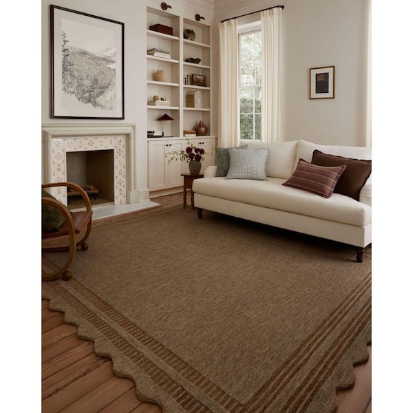 Loloi Chris Love Julia Scottie Mocha/Clay 5 ft. x 7 ft. 6 in