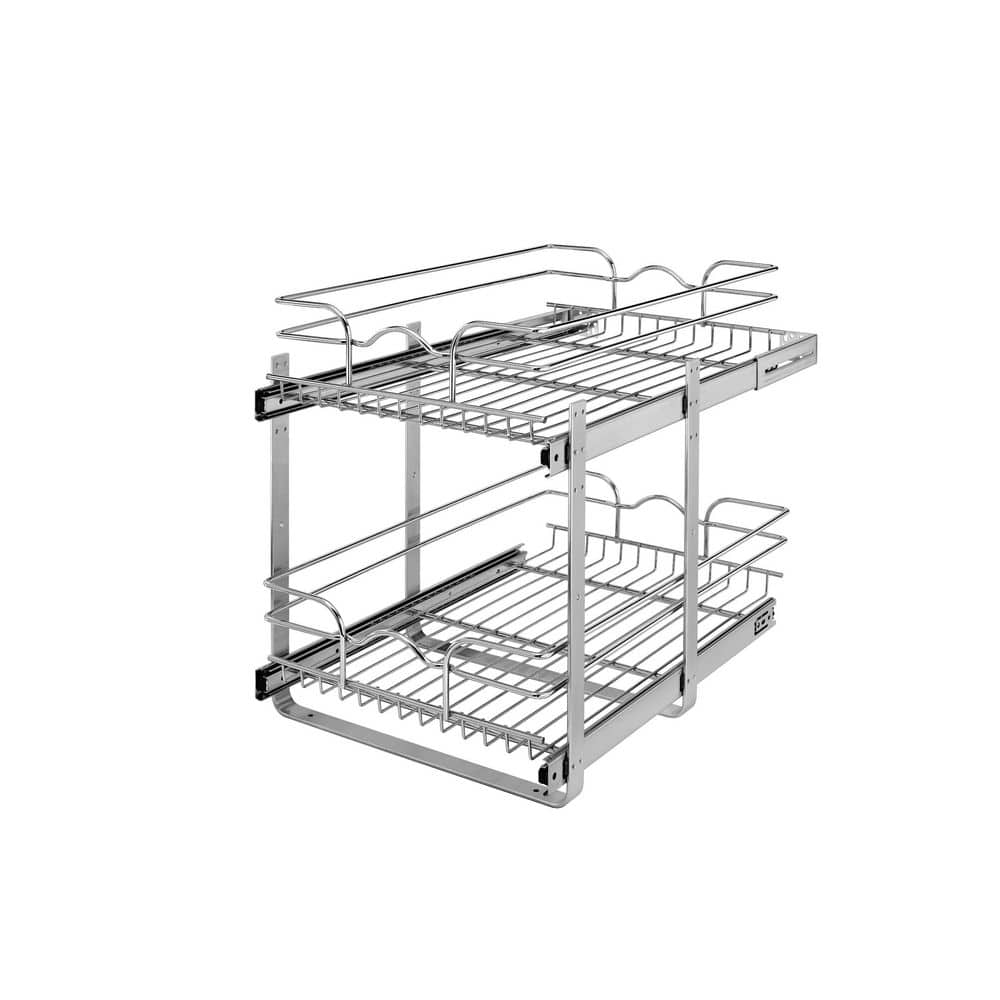 Chrome Kitchen Cabinet Pull Out Shelf Organizer, 15 x 22 In, 5WB2-1522CR-1 price history on PriceWatchPro