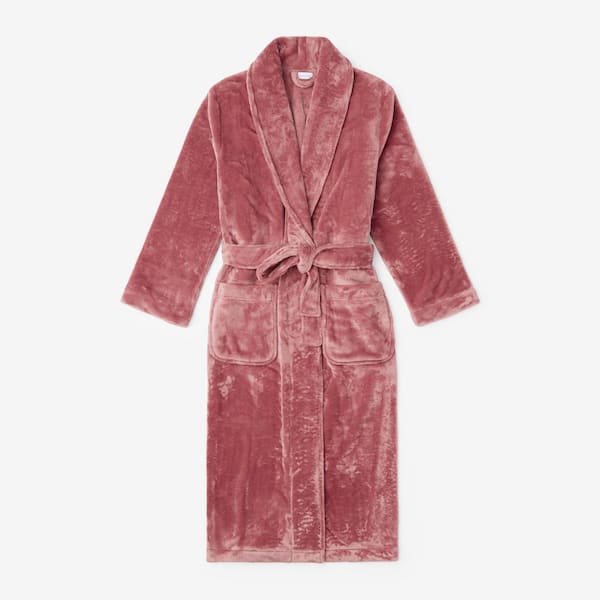 The Company Store Company Plush Family Women's Extra Small Spiced Coral Robe
