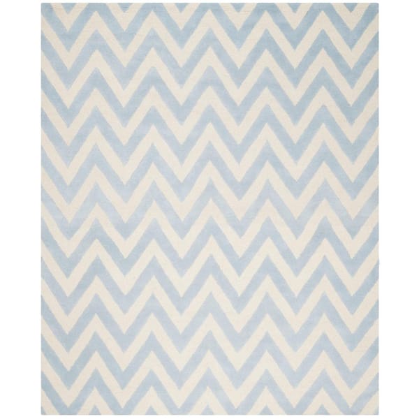 SAFAVIEH Cambridge Light Blue/Ivory 11 ft. x 15 ft. Area Rug