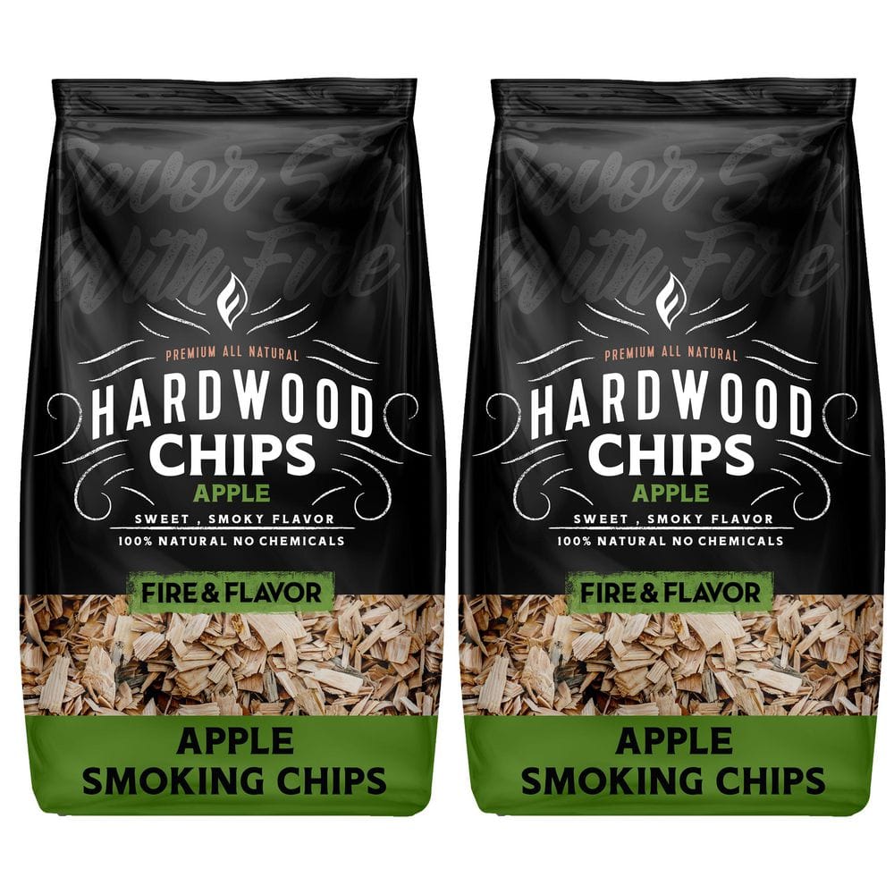 Premium All Natural Smoking Wood Chips, 2-Pack, 2 Pounds, Apple price history on PriceWatchPro